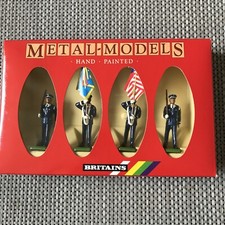 BRITAINS SOLDIERS - 7307 U.S. Air Force Colour Party Set - Painted Metal Models