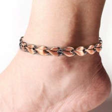 Magnetic pure copper anklet