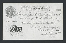 Bank england note 1945 - bank,