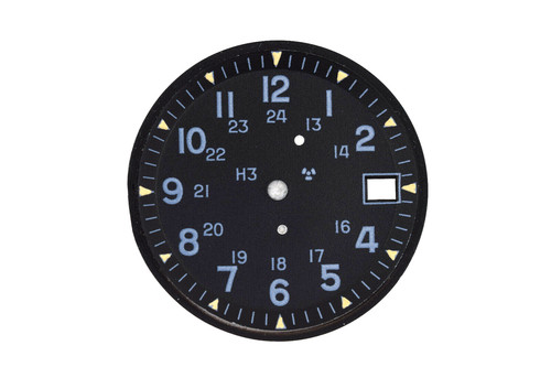 Traser military watch dial - watch,