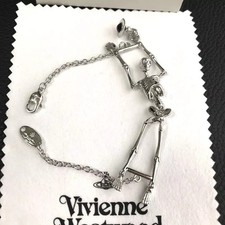 Vivienne Westwood Bracelet Silver Skeleton Skull