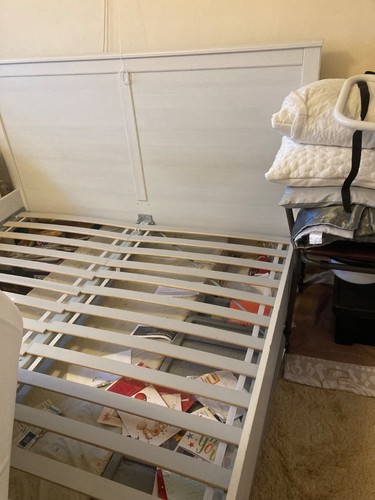 Used pale grey - used, white
