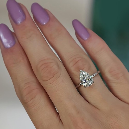 Diamond ring engagement - engagement, lab