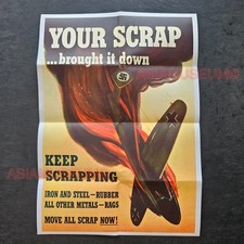 1943 WW2 USA Keep Scrapping