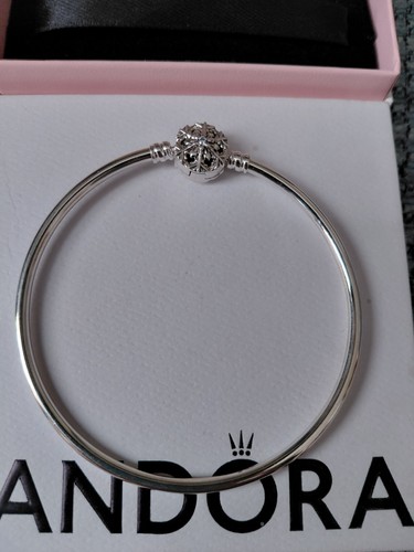Pandora bracelet silver bangle - silver,