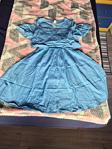 Jeans blue denim off shoulder - jeans,