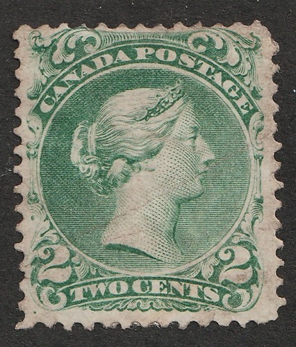 1868 canada 2 - -, 2¢