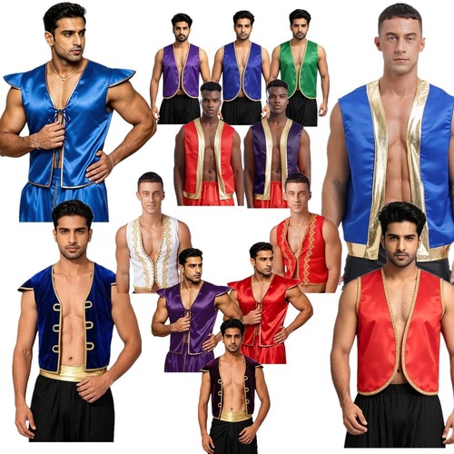 Men stain vest open front - stain,