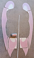 Super Aguri SA06 genuine engine cover graphics decal set 8 pcs. Sato Japan Honda