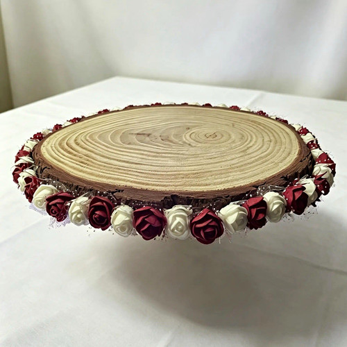 Round rustic wood - wood, cake