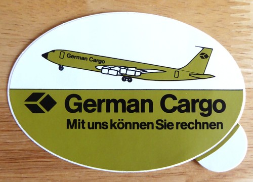 German cargo boeing 707 - cargo,