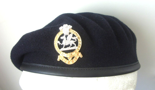 Queens regiment navy beret - regiment,
