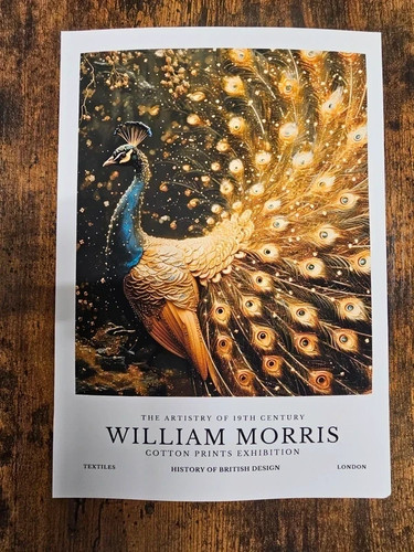 Size william morris print - a4,