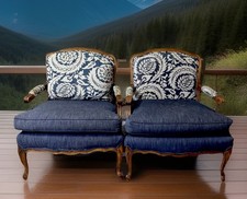 Louis XV Style Bergere Vintage