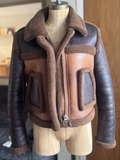 French Connection Brown Aviator Jacket