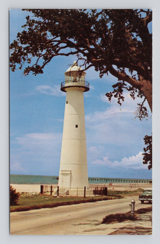 Postcard biloxi lighthouse - postcard,
