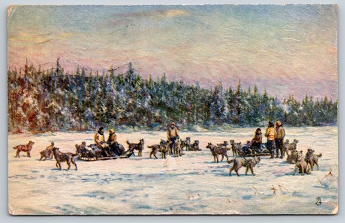 Winter travel postcard raphael - winter,
