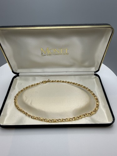 Vintage monet gold toned hugs - gold-toned,