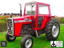 Massey Ferguson 550 565 575 590 Tractor Service Repair Manual