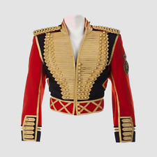 Michael Jackson Thriller Leather Jacket | Red Retro Iconic Biker Coat USA