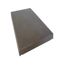 Dark Grey - Concrete Coping Stone - 230mm - Flat With Drip Checks
