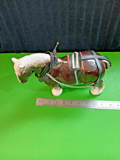 Large Shire Horse/Cart Horse Ornament Figurine 21cm x 25cm