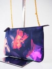 Paul Smith Clutch Crossbody Pochette Small Leather Bag Iris Flower Floral New