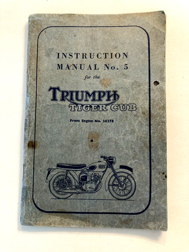 1957 triumph tiger cub - tiger,