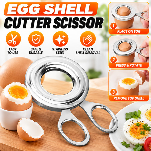 Stainless boiled egg - boiled, topper