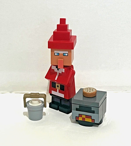 Lego minecraft santa - lego, villager