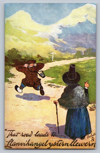 Postcard welsh rarebits - postcard,