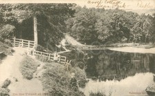 Vintage Postcard River Tweed Peebles Scotland Valentines Series