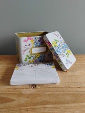 Recipe card storage holder - recipe, tin
