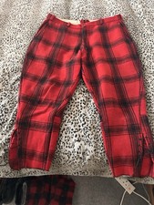 Vintage Red And Black Check