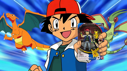 Pokemon ash bandai figuarts - pokemon,