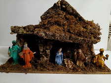 Rustic Creche Nativity Manger