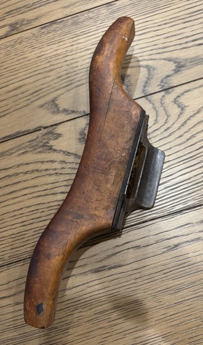 Antique wooden rams horn - antique,