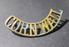 British Army - Duke of Cornwall's Light Infantry - Shoulder Title Badge