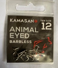 Kamasan Animal Eyed Barbless Hooks. All Sizes Available RRP £1.99