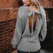 Women Knit Jumper Sweater Top