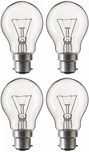 100 watt gls clear light - 4x,