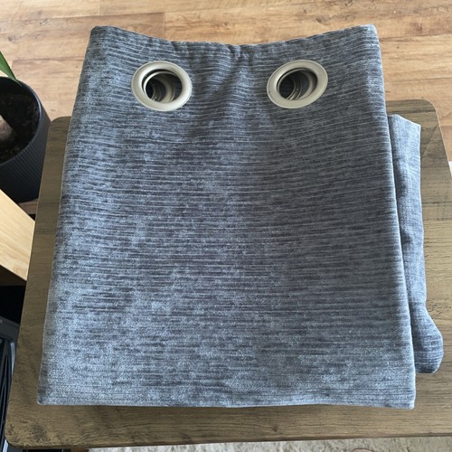 Beautiful grey velour type - grey,