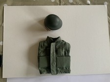 Dragon in Dreams 1/6 Scale US Army Vietnam Flack Jacket And M1 Helmet.