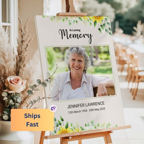 Custom memorial sign - memorial,