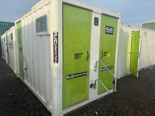 Groundhog solar hybrid toilet - solar,