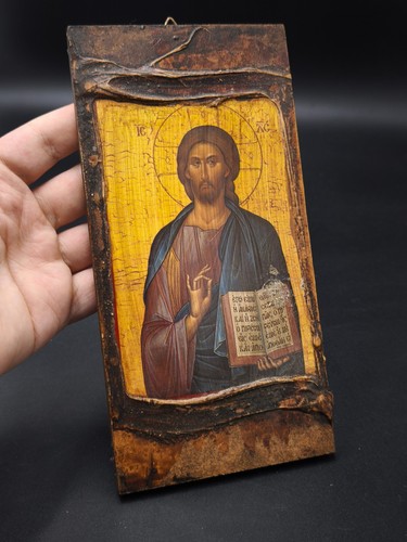 Vintage greek orthodox wood - greek,