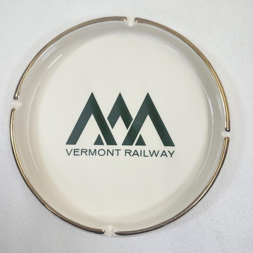 Vermont railway ashtray - vermont,