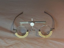 VTG Mid Century Eye Test Optician  Adjustable Trial Lens Frame Quirky Steampunk