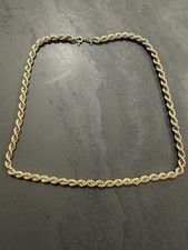 9ct Gold Rope Chain 18.5