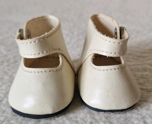 Cream faux leather doll - faux,